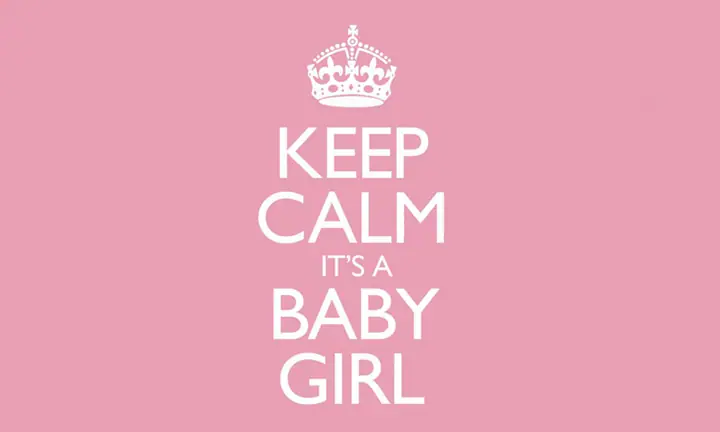 IT’S  A GIRL