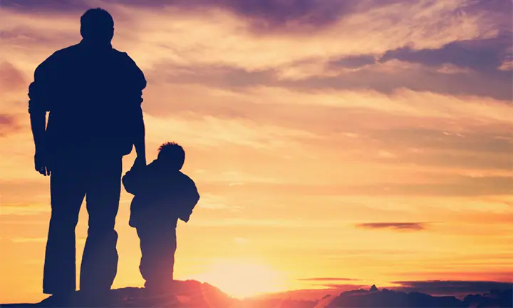father and son
