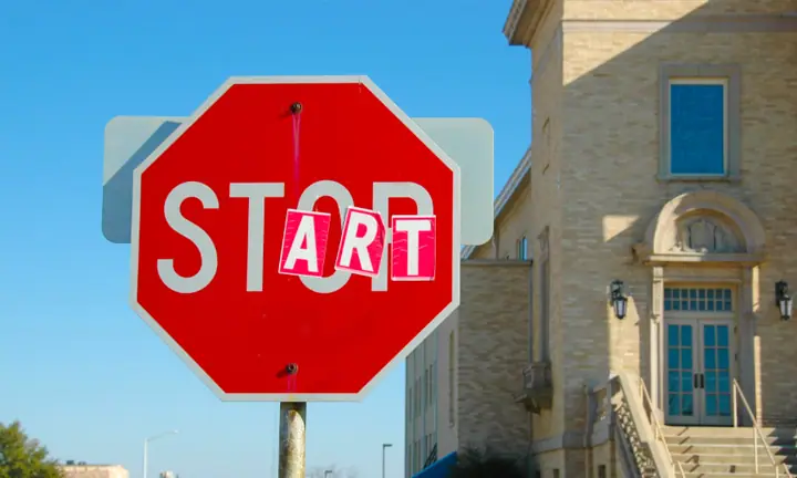 start-sign