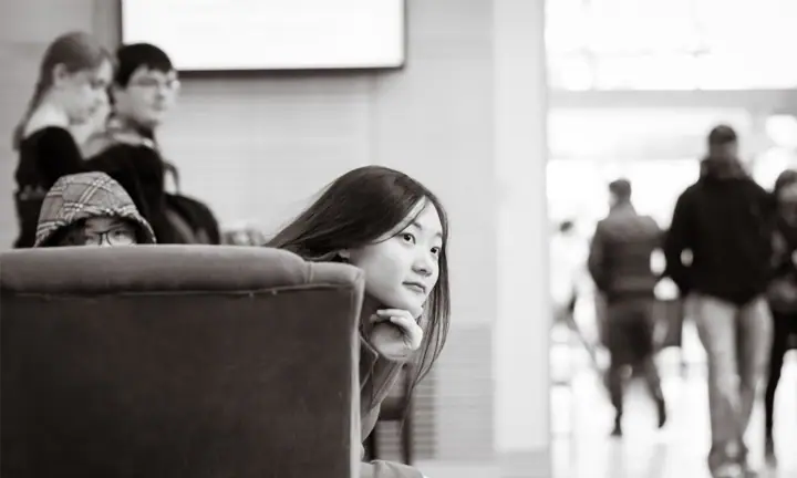people-watching